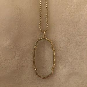 Kendra Scott necklace clear